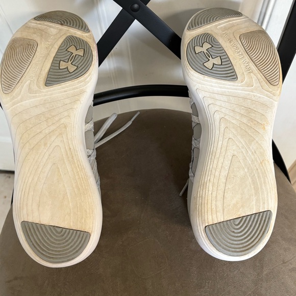 Size 10.5 Under Armour gray/ white Street Precision Mid Running shoes - Picture 7 of 7